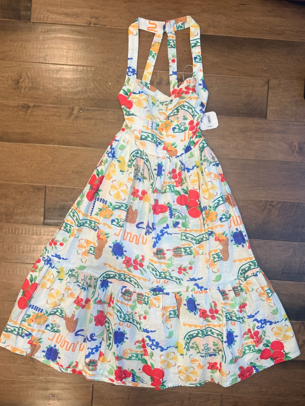 Altar'd State women's White Multi-Color Floral Sundress